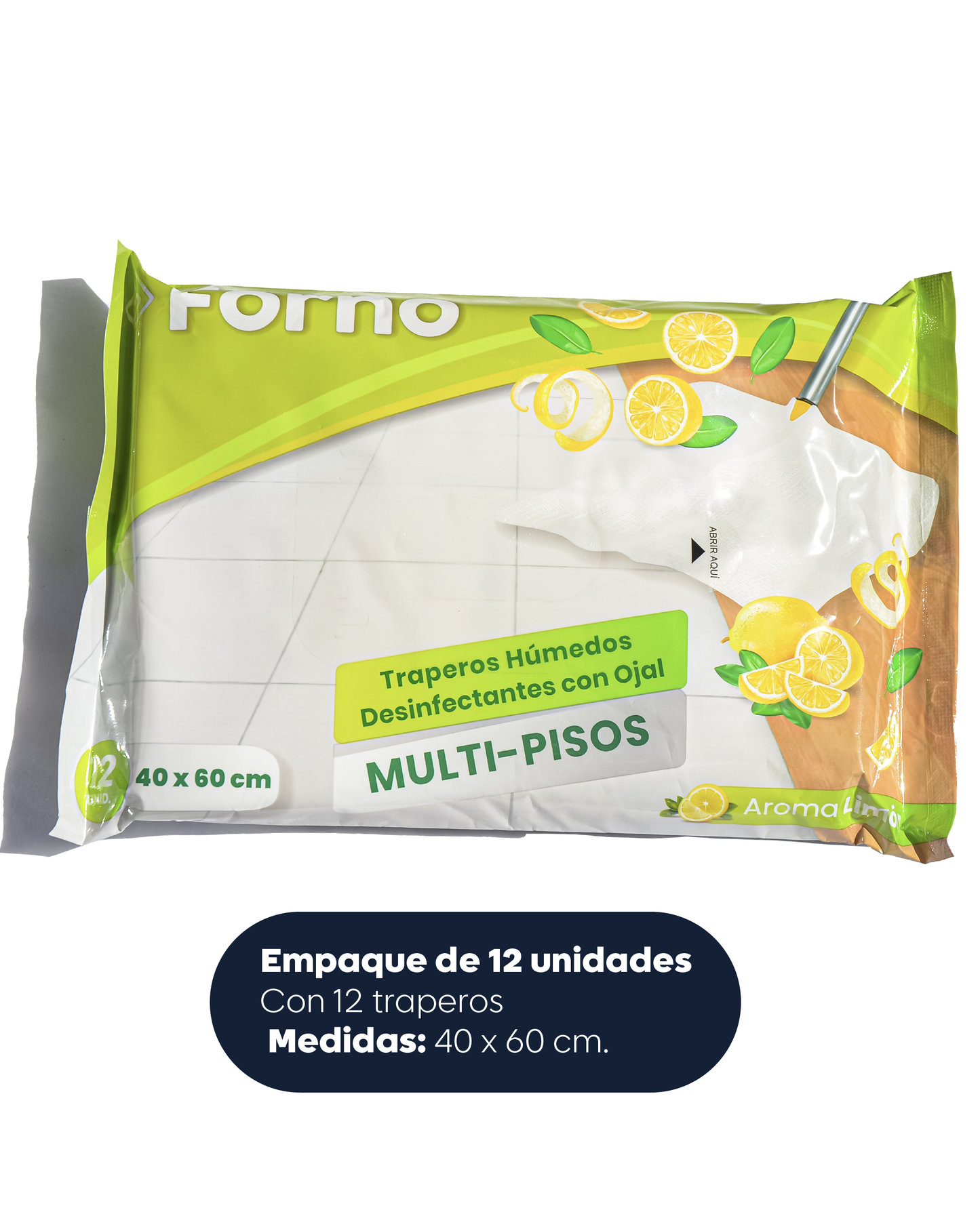 Trapero Húmedo Desinfectante Desechable